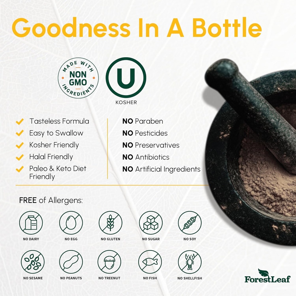 ForestLeaf Vitamin D3 50,000 IU | VIT D - VIT D3 Vitamin D Supplement for Women and Men | Bone Health, Teeth, Immune Support | Easy to Swallow Pills | High Potency WEEKLY Dose, 2-Year Supply, 120 Caps 6