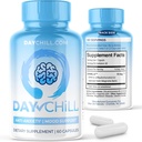 Chill Pill Happy Pills Mood Stabilizer Women and Men with Magnolia Bark 60 Capsules Formulated in USA - DHH-B Dihydrohonokiol-B Calm Pills Minerals and Chill Formula for Relaxation and Health Balance 2