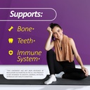 Vitamin D3 2,000 IU – 600 Softgels – Supports Defense System, Bone & Muscle Health – Family Size 4