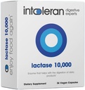 Intoleran Lactase 10,000 Digestive Enzymes - 36 Capsules | Supplement for Lactose Intolerance | Lactase Enzyme That Helps Digest Dairy & Lactose | High Dosed & Fast Acting | Pure & Vegan | Low FODMAP 2