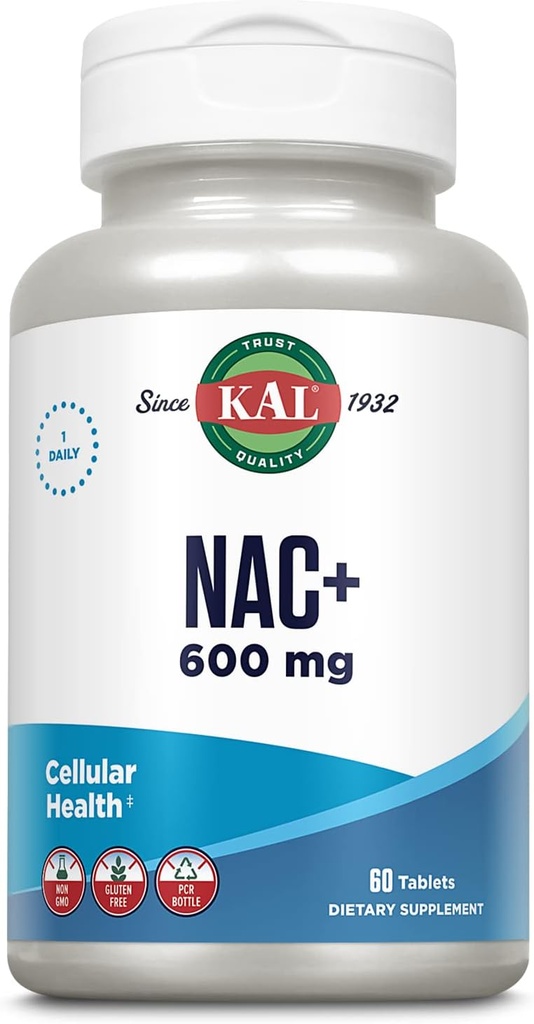 Kal N-Acetyl Cysteine Plus Tablets, 60 Count 2