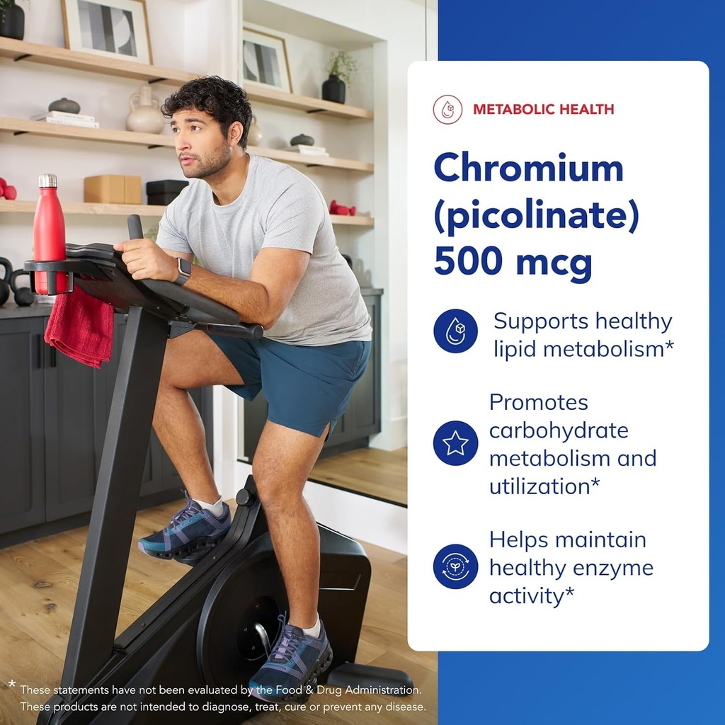 Pure Encapsulations Chromium (Picolinate) 500 mcg - for Lipid & Carbohydrate Metabolism* - Mineral Supplement - Superior Absorption Chromium Supplement - Vegan & Gluten Free - 180 Capsules 4