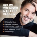 Brain Booster Supplement for Focus - Clinically Validated Nootropics Brain Support Supplement with Bacopa Monnieri Extract & Patented goBHB for Cognitive Support - 3rd Party Tested (30 Servings) 6