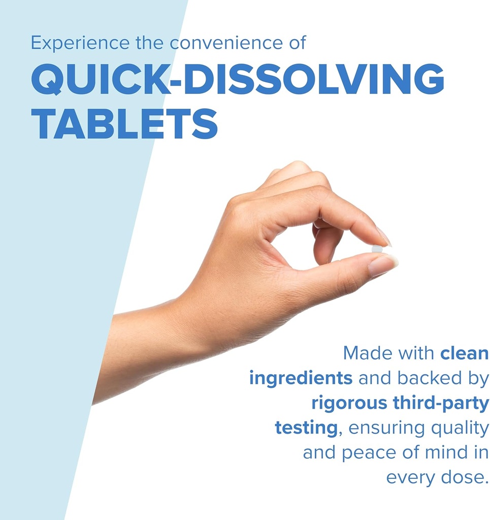 Superior Source Biotin 1000 mcg. Under The Tongue Quick Dissolve MicroLingual Tablets, 100 Count, Supports Healthy Hair, Skin, and Nail Growth, Helps Support Energy Metabolism, Non-GMO 4