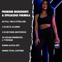 GHOST Legend All Out Pre-Workout Powder, Blue Raspberry - 20 Servings - Pre-Workout Supplement for Men & Women - Energy & Pumps - Caffeine, L-Citrulline, & Beta Alanine Blend - Sugar Free 4