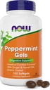 Now Peppermint Gels with Ginger Oil and Fennel Oil, 150 Softgels, Enteric Coated 2