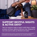 Saw Palmetto PM for Men with Melatonin 3mg - Night Time Prostate Health Supplement for Bladder and Sleep Support - Reduce Urinary Frequency - 200 Count - Vegan, Non-GMO Capsules - Over 6 Month Supply 5