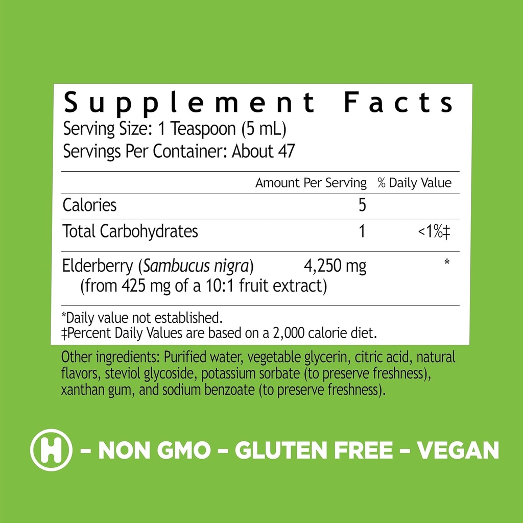 Windmill Natural Vitamins Super Concentrated Black Elderberry, Supports Immune System, Rich in Antioxidants, 8 Fl Oz 3