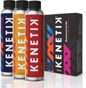 KENETIK Ketone Drink Mix, Exogenous Ketones Blend, Keto, Caffeine & Sugar Free, Vegan Supplement For Clean Energy & Mental Focus, Coffee Alternative with D-BHB - Variety, 3PK (12 Servings) 2