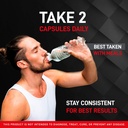 LIVORKA Vital Prime for Men, Advanced Formula, Dietary Supplement Support Capsules for 5 Months, Pack of 5 6