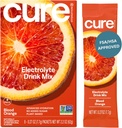 Cure Hydration | Plant-Based Electrolyte Drink Mix | No Added Sugar | Dehydration Relief Powder Made with Coconut Water | Non-GMO | Vegan | Box of 8 Packets - Blood Orange 2