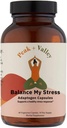 Peak + Valley Stress Relief Supplement for Mood Support Balance My Stress Capsules - Contains Adaptogens, Ashwagandha, Eleuthero Root, Reishi Mushroom Supplement - Natural Mood Stabilizer - 60 Ct 2