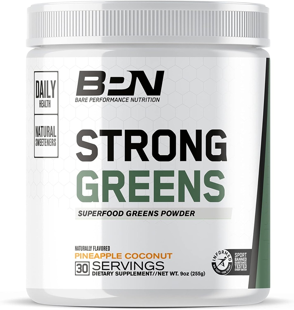 BARE PERFORMANCE NUTRITION BPN Strong Greens & Strong Multi-Vitamin Bundle 3