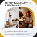 St. John's Wort Rhodiola Rosea Ashwagandha Holy Basil Valerian Chamomile Black Pepper -150 Capsules- Made in USA 3