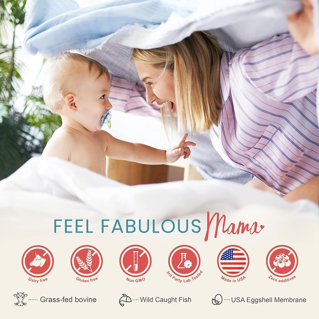 Multi Collagen Protein Powder Type I II III IV V X - Unflavored & Hydrolyzed 16Oz Pure Collagen Peptides Powder - Grass Fed Beef, Wild Fish Marine & USA Eggshell - Whole Body Collagen 3