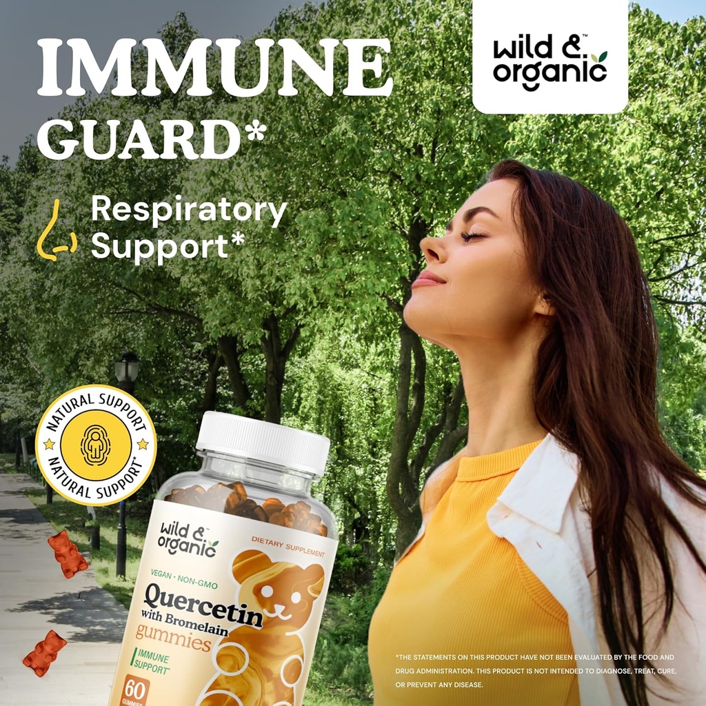 Wild & Organic Glutathione Gummies & Quercetin Gummies 5