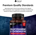 Glucosamine and Chondroitin MSM - High Strength Extra Absorbency Enriched with Vitamin C, Glucosamine Sulphate Chondroitin Sulphate, MSM, and Vitamin C Gluten-Free, GMP, 120 Food Supplement Tablets 6
