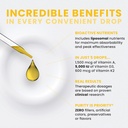 Pure TheraPro Rx Vegan A-D-K Drops-6 Mon Supply-Vitamin A(Palmitate & Betacarotene),Liposomal Vitamin D3(as vegan cholecalciferol),Liposomal Vitamin K2(MK-4 & MK-7)Supports Immunity & Bone Health-20mL 5