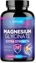 Magnesium Glycinate 250mg - High Absorption Chelated Magnesium Supplement - 100% Pure Magnesium Glycinate - Stress, Sleep, Heart, and Muscle Health Support - Non-GMO, Vegan, Gluten-Free (120 Tablets) 2