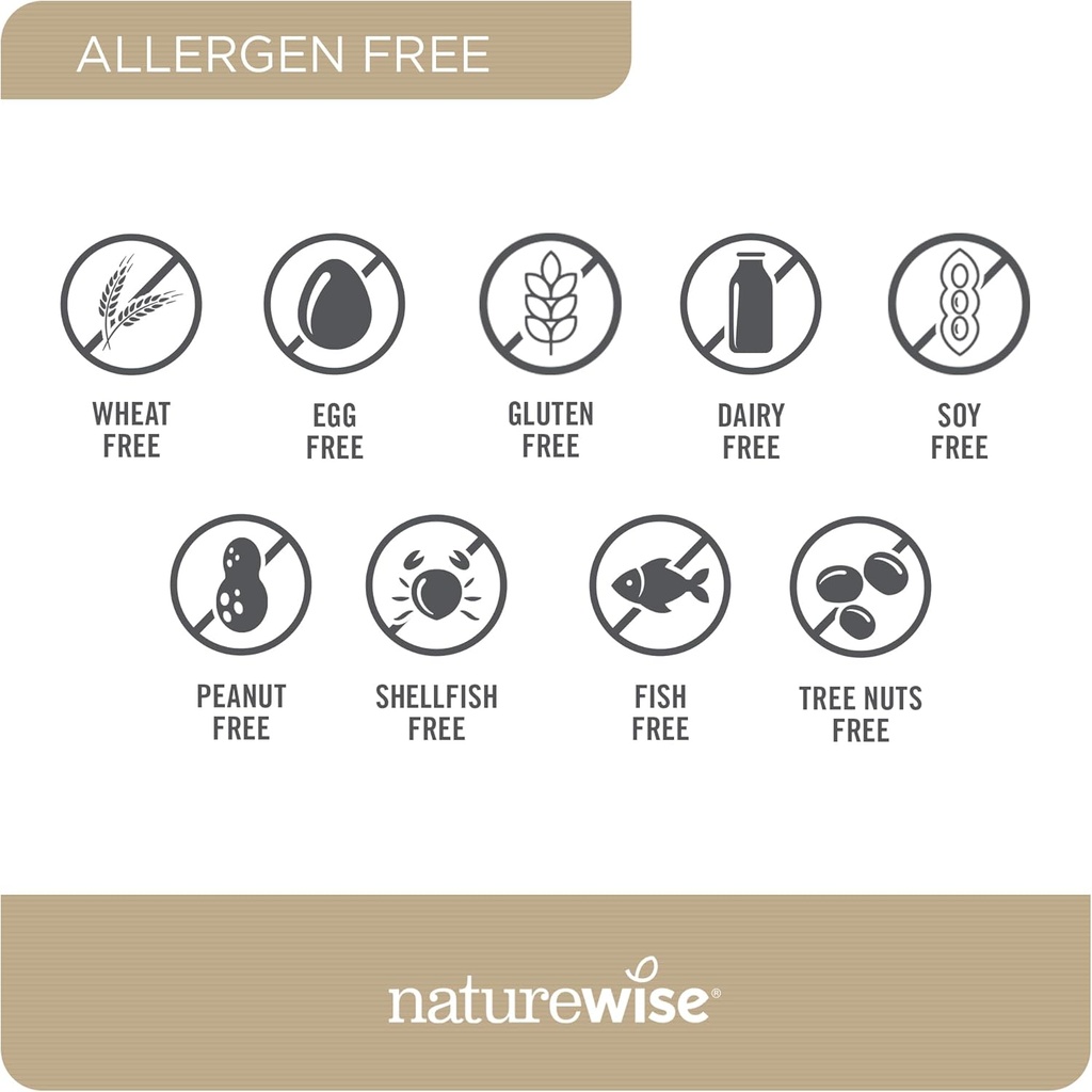 NatureWise Multivitamin for Men - Daily Male Support - Minerals & Herbs for Energy, Performance, Immunity - with Vitamin A, C, D, B-Complex - Soy & Gluten-Free, Non-GMO - 180 Capsules[3-Month Supply] 6