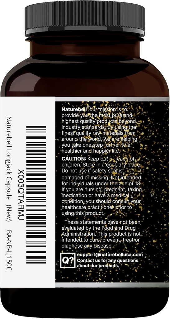 Tongkat Ali 200:1 (Longjack) Extract for Men, 2000mg Per Serving, 150 Capsules, Indonesia Origin, Eurycoma Longifolia | with Panax Ginseng for Energy, Stamina, & Male Health Support 4