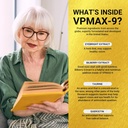 Golden After 50 VpMax-9 - Sight Care and Antioxidant Supplement with Eye Vitamins, Lutein, Lycopene and Bilberry Extract - 6 Bottles 5