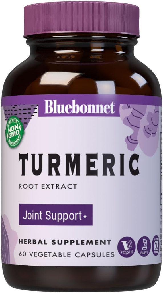 BlueBonnet Turmeric Root Extract Supplement, 60 Count 2