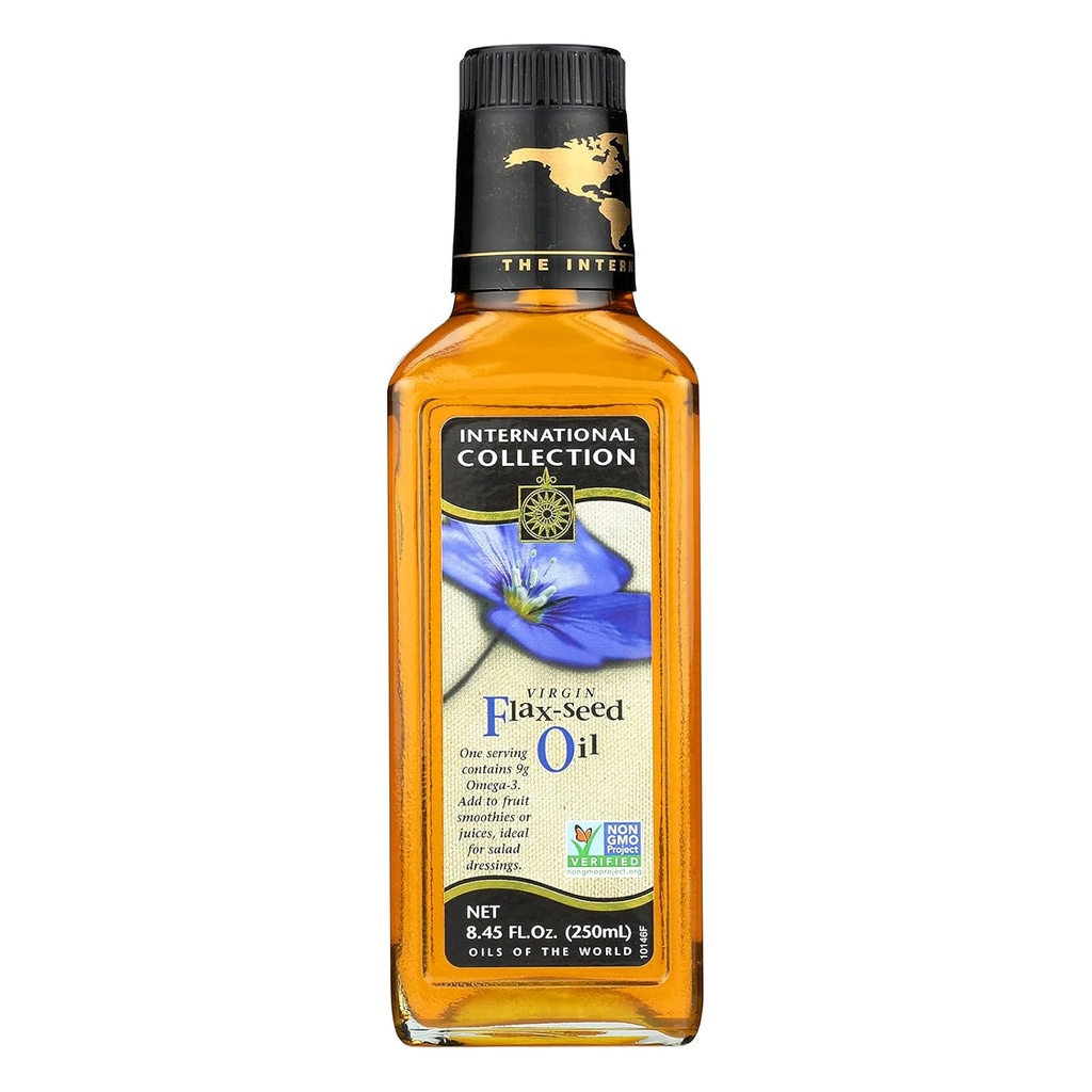 INTERNATIONAL COLLECTION OIL FLAX SEED, 8.45 OZ72 2
