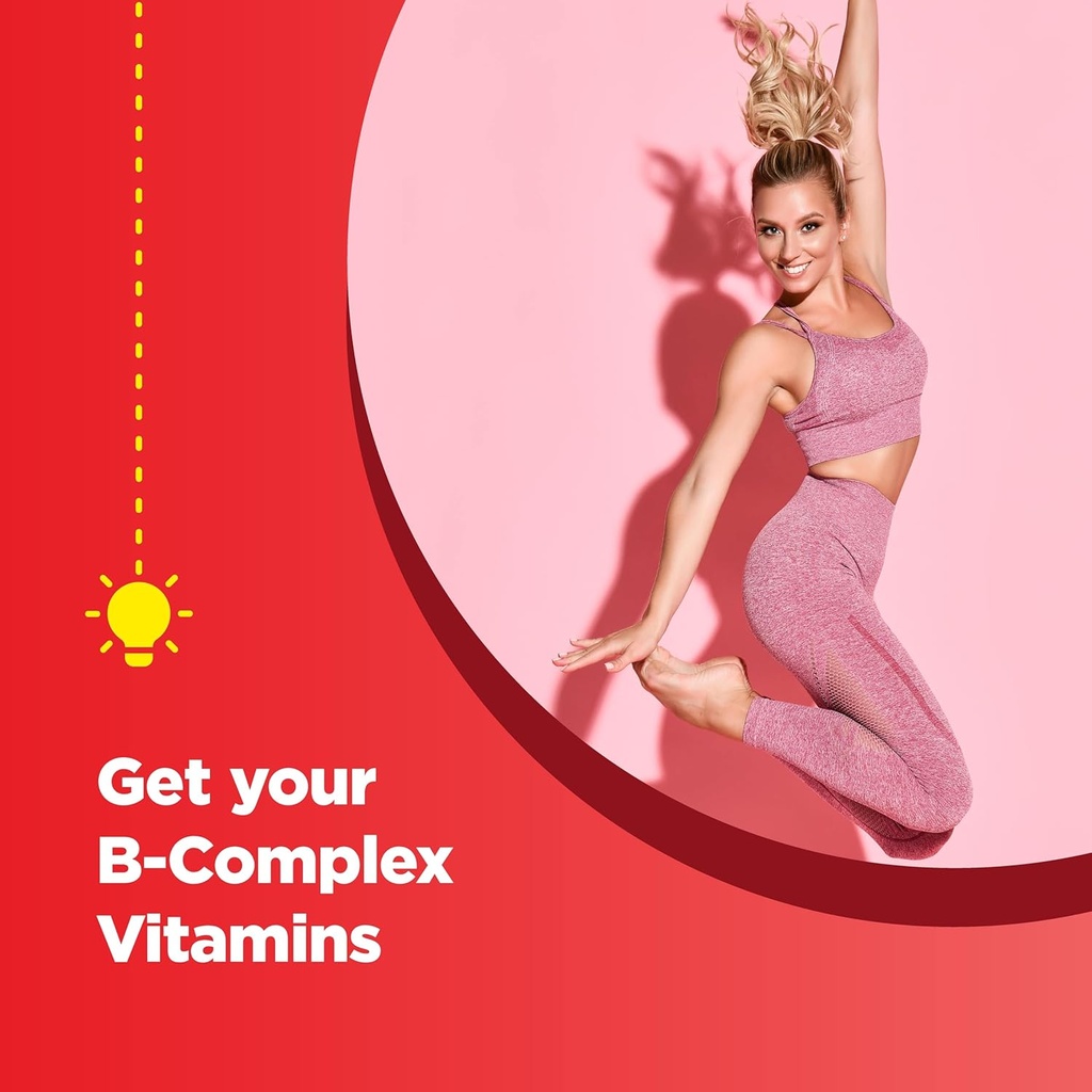 Vitamin B Complex Gummies for Adults & Kids - B Vitamins Complex with Thiamin, Riboflavin, Niacin, 6, 12 and Folate - Blend Supplement for Nervous System Support Energy & High Strength - 60 Gummies 5