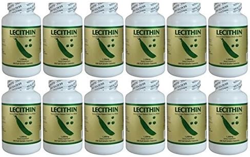 Lecithin 1200mg, 200 Softgels (12 Pack) 2