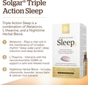 Solgar Triple Action Sleep, 60 Tri-Layer Tablets - Time-Release Melatonin & L-Theanine Plus Herbal Blend - Helps You Relax, Fall Asleep Fast & Stay Asleep Longer - Non-GMO, Gluten Free - 60 Servings 4