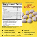 Airborne 1000mg Vitamin C Chewable Tablets Citrus & Very Berry Flavor Bundle - Immune Support Supplement with Zinc and Powerful Antioxidant Vitamins A C & E, (2x96ct bottles)* 5