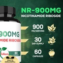 Satoomi NAD Supplement with Liposomal Nicotinamide Riboside - Cellular Energy & Repair, Vitality, Healthy Aging - 60 Capsules for 30 Days 4