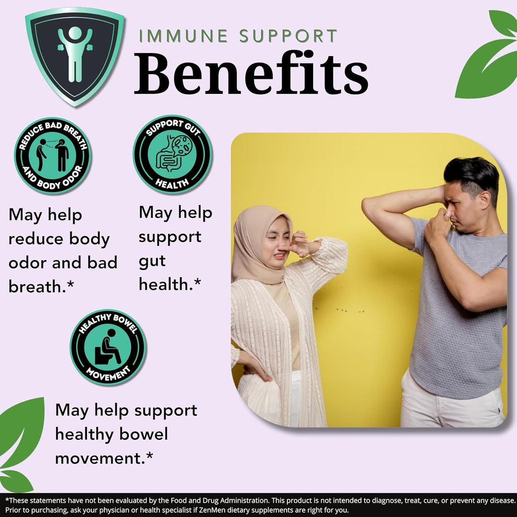 Zenmen Overall Wellness Bundle: Body Odor Supplement and Japanese Knotweed Tincture Bundle 3