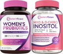 Doctor's Recipes Women’s Probiotics and Inositol Bundle - Gut, Vaginal, Urinary & Reproductive Health for Women 2