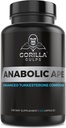 Gorilla Gulps | Anabolic Ape – Enhanced Turkesterone Compound | Turkesterone, Creatinol-O-Phosphate, Ashwagandha, Bioperine | Lab Tested | 120 Vegan Capsules | Max Strength 2