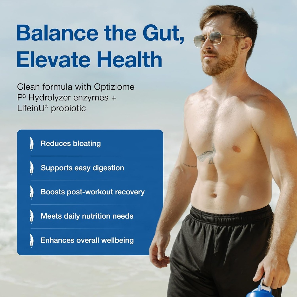 BIRDMAN Falcon Vegan Protein Powder Organic, Stevia & Sugar Free, Plant Based Protein, Low Carb, Dairy Free, Keto, Non Whey Protein, Probiotic, Pea Protein | Vanilla Flavor - 37 Servings - 2.64lb 6