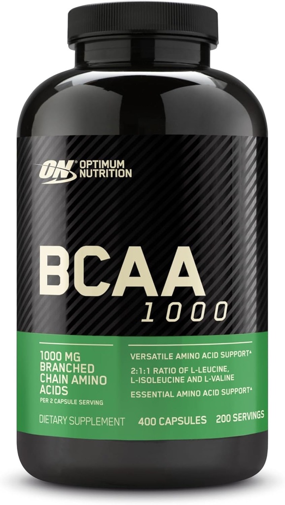 Optimum Nutrition Instantized BCAA Capsules, Keto Friendly Branched Chain Essential Amino Acids, 1000mg, 400 Count 2