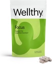 Wellthy Focus Cognitive Function, Focus, and Memory Supplement for Memory, Creativity, and Motivation (30 Days) 2