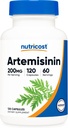 Nutricost Artemisinin 200mg, 120 Vegetarian Capsules - Non-GMO, Gluten Free, 60 Servings 2