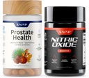 Snap Supplements Prostate Health & Nitric Oxide Supplement Bundle for Men, 90 + 60 Vegetarian Capsules (1 Month Supply) 2