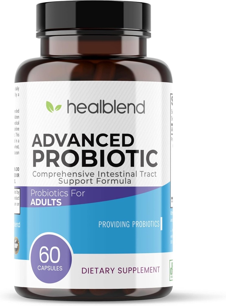 Probiotics for Digestive Health, 11.5 Billion CFU per Serving: DE111, Lactobacillus, Bifidobacterium, Acidophilus Probiotic Supplement, Bloating, Gas and Constipation Relief, 60 Capsules 2