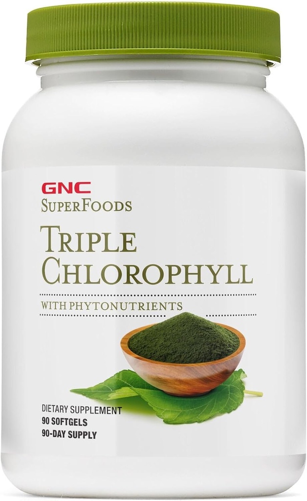 GNC Superfoods Triple Chlorophyll, 90 Softgels 2