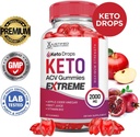 Justified Laboratories (2 Pack Keto Drops Keto ACV Gummies Extreme 2000MG Keto Drops Keto Gummies Advanced Formula Apple Cider Vinegar with Pomegranate Beet Juice Powder B12 Vegan Non GMO 120 Gummys 4