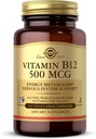 Solgar Vitamin B12 500 mcg - 100 Vegetable Capsules - Energy Metabolism & Nervous System Support - Non-GMO, Vegan, Gluten & Dairy Free, Kosher, Halal - 100 Servings 2