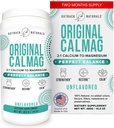 High Absorption 2:1 CalMag Calcium Magnesium Citrate Supplement, Calcium Gluconate Powder, Supports Stress Relief, Sleep & Bone Strength Mineral Drink, Unflavored 16.5 oz (Pack of 1) 3