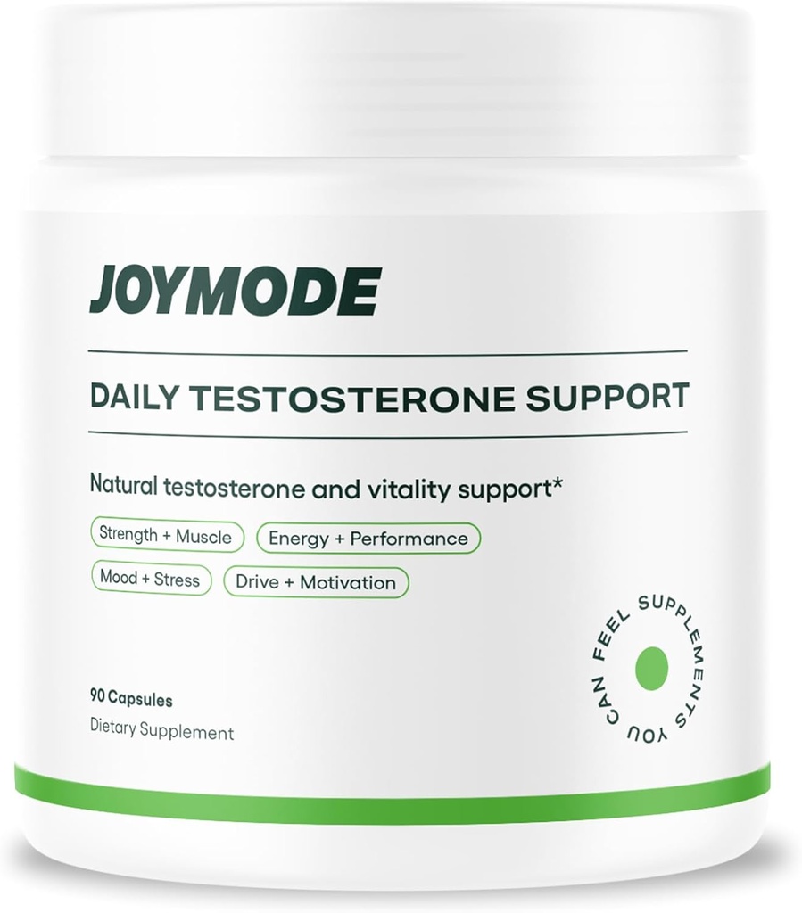 JOYMODE Testosterone Support Complex (180ct) - Natural Supplement for Men w/Ashwagandha, DIM, Magnesium, Zinc & Boron - Pack of 2 2