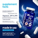 Magnesium Glycinate 200mg - USA Made Magnesium Supplement for Sleep, Heart, Bones, Metabolism Support - High Absorption Magnesium Bisglycinate Capsules - 240 Vegan Chelated Capsules 3