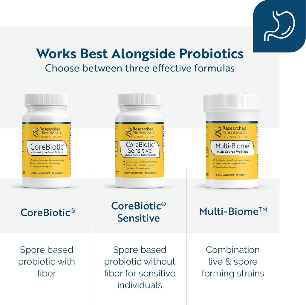 Researched Nutritionals RenewGut - GI Complex to Support Gut Lining, Healthy Histamine Levels & Digestive Health - Collagen Peptides, Zinc Carnosine, DGL & N Acetyl Glucosamine (120 Capsules) 6