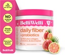 BelliWelli Fiber Supplement for Women & Men – Premium Daily Fiber Powder from Organic Acacia with Added Collagen, Electrolytes & Probiotics – No Bloat, Constipation & Gut Health Support (Tropical) 2